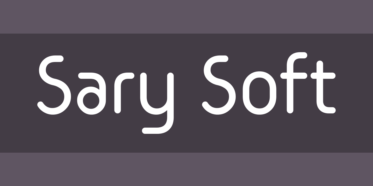 Przykładowa czcionka Sary Soft #1